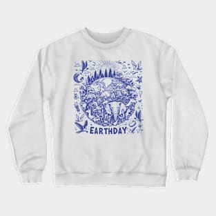 Earth day Crewneck Sweatshirt